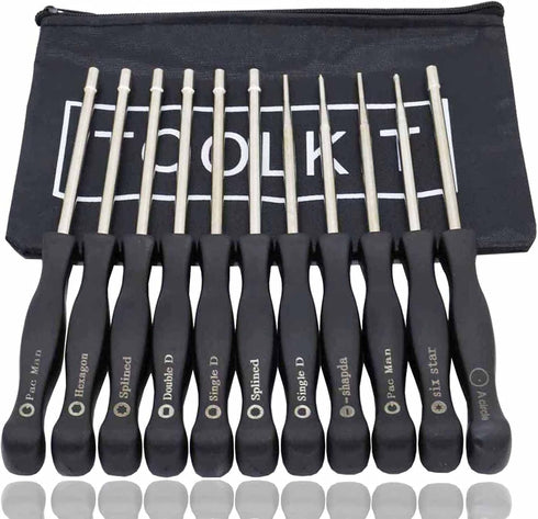 11 Pcs Carburetor Adjustment Tool Screwdriver Kit for Common 2 Cycle Carburator Adjusting Small Engine Carb Tune up Adjusting Tool, Carburetor Adj...