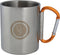 ust KLIPP Biner Mug 1.0 with 9 Fl Oz Capacity, Carabiner Handle and Stainless Steel Construction for Hiking, Camping, Backpacking, Travel and Outd...