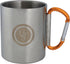 ust KLIPP Biner Mug 1.0 with 9 Fl Oz Capacity, Carabiner Handle and Stainless Steel Construction for Hiking, Camping, Backpacking, Travel and Outd...