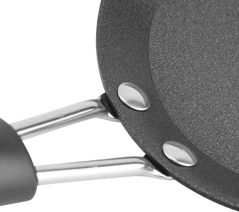 Zerodis Mini Egg Pan, Nonstick Omelet Pan Household Pancakes Frying Skillet for Home Kitchen Camping Cookware(Steel handle)...