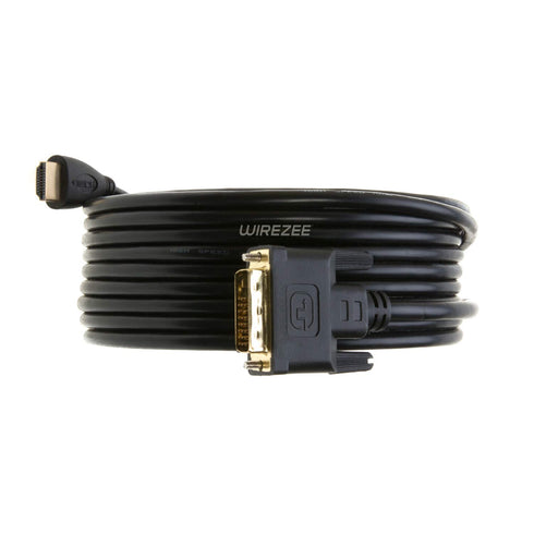 DVI-D to HDMI Video Cable 24+1 Pin Dual Link M/M 1.5f 3ft 6ft 10ft 15ft 25ft (10FT)...