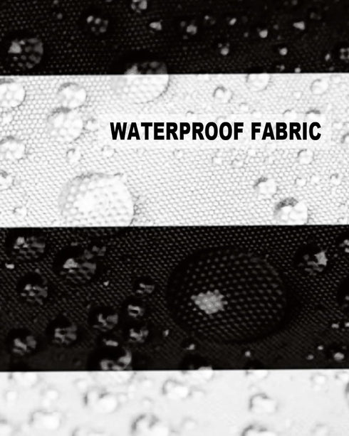 Outdoor Pillow Covers 26x26 Waterproof Polyester Throw Pillow Covers, Black White Stripes Decorative Pillowcases Garden Cushion Case for Patio Cou...