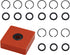 20 Sets 1/2" Impact Wrench Retaining Rings with O-Ring, Compatible with Electric/Pneumatic Wrench, Including Retainer Ring Anvil Install Tool...