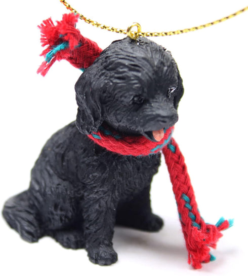 Conversation Concepts Cockapoo Tiny Miniature One Christmas Ornament - Delightful! (Black)...