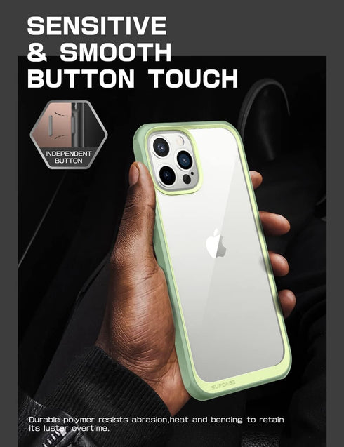 SUPCASE Unicorn Beetle Style Series Case for iPhone 13 Pro Max (2021 Release) 6.7 Inch, Premium Hybrid Protective Clear Case (MintGreen)...