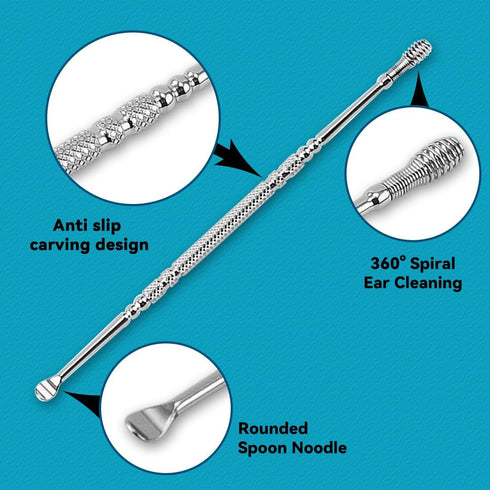 Spiral Ear Wax Remover Ear Cleaning Tool Ear Wax Removal Tool Ear Cleaner Ear Wax Removal kit Spring Ear Wax Cleaner Tool Set...