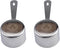 Honey Bear Kitchen 1/4 Cup 60 ml Leave-in Measuring Scoop Cups v2, Polished Stainless Steel (Set of 2)...