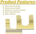 15pcs U Shape Metal Brake Line Clips Brake Line Retainer Cars Trucks Vehicles Parts Brake Hose Bracket K1-036...