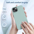 FUNMIKO Compatible with iPhone 14 Case with Screen Protector,Silky Liquid Silicone Case, Scratch Proof Soft Microfiber Lining,Slim Fit Shockproof ...