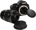 CamDesign Body Cap & Camera Rear Lens Cover Compatible with Canon EOS Canon RF-3 Canon EOS 1D 1DS Mark II III IV 7D Mark II D30 D60 50D 60D 60DA 5...