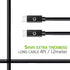 Type C to Type C Data Charging Cable, 4ft (1.2m) long Reversible USB Type-C Charge & Data Sync Cable for Samsung Galaxy S8/S8 Plus, Nintendo Switc...