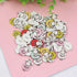 100Pcs Cute Sheep Shape Wooden Buttons in Bulk for DIY Crafts Sewing Knitting Card Making Mix Color...