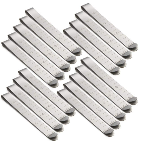 Sewing Clips Set of 20 Stainless Steel Hemming Clips 3 Inches Measurement Ruler...