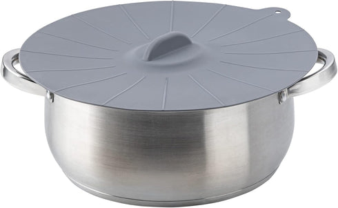 HIC Kitchen Cooking and Storage Lids, High-Heat Silicone, Set of 3...