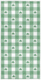 senya St. Patrick's Day Hand Towels, Green White Gingham Pattern St. Patrick's Day Shamrocks Highly Absorbent Hand Towels for Bathroom...