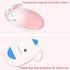 2.4GHz Wireless Mouse, Bluetooth Mouse Dual Channel, 1600DPI USB Mouse, Cute Big Ears Mouse Shape, Detachable Buttons for PC, Tablet, Laptop, Wind...