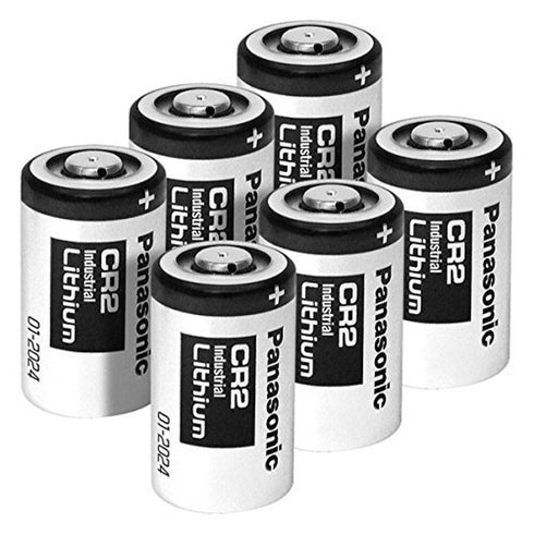 Panasonic CR2 Photo Lithium 3V Batteries for Mini 25 Mini 50 Mini 50S Mini 55 Pivi MP-100 & SP-1- Silver (Pack of 6)...