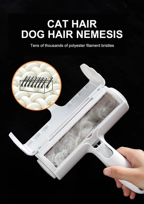 Lu&Ma Pet Hair Remover Roller - Dog and Cat Hair Remover, for Couch, Carpet, Clothing and Bedding - Reusable - Easy to Clean - Lint Roller for Pet...