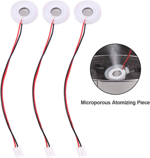 5pcs Atomizing Piece for Air Humidifier Replacement Atomizing Head Oscillating Plate for Piezoelectric Ceramic Portable Humidification Accessories...