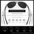 GQUEEN Classic Military Style Pilot Polarized Sunglasses Spring Hinges Al-Mg for mens womens MOS1...
