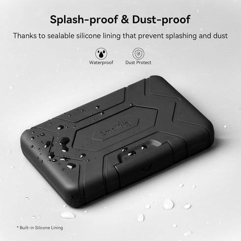 SmallRig SD Card Holder Memory Card Holder Case 15 Slots, Water-Resistant for SD Card, Micro SD Card, CFexpress Type A Card, CFexpress Type B Card...