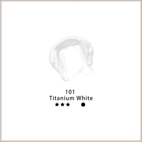 Artecho White Acrylic Paint, Titanium White Paint (120ml / 4.05oz) Tubes, Art Craft Paints for Canvas Painting, Rock, Stone, Wood, Fabric, Art Sup...