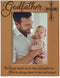 KATE POSH Godfather Engraved Natural Wood Picture Frame, Cross Decor, Baptism Gifts, Religious Catholic Gifts (5" x 7" Vertical)...