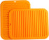 Silicone Trivets Mat Set of 2 Smithcraft 30x22.5cm Big Multi-Purpose Drying Trivet Mat, Pot Holder, Waterproof, Non Slip, Flexible, Durable, Dishw...