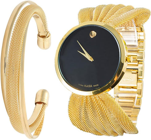 Elegant Women’s Watch and Bracelet Set Gift Box, Mothers Day Gifts for Mum Wife Daughter Sister Friends, Birthday Gifts for Women Her...