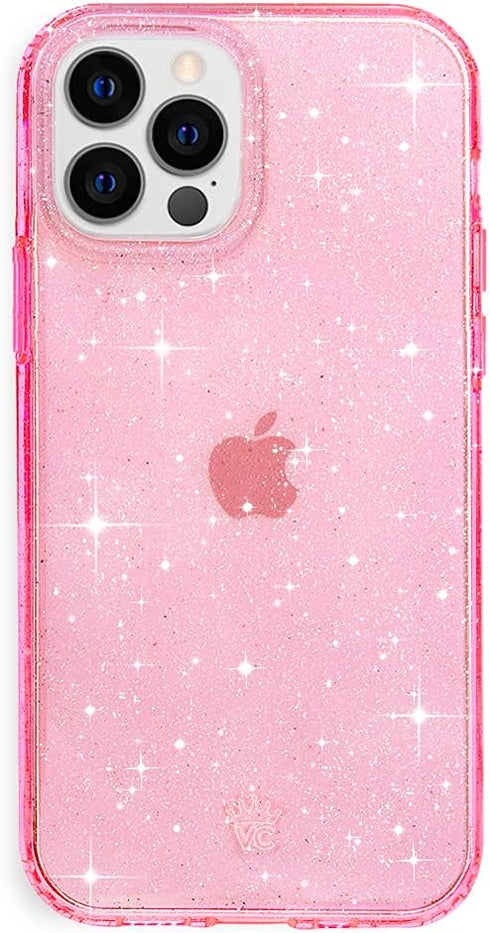 VELVET CAVIAR for iPhone 13 Pro Case - 10ft Drop Tested - Pink Stardust Glitter...