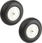 Heyiarbeit 4" RC Model Airplane Foam Wheel Super Light Tire and Wheel Sets for RC Airplane PU Sponge Tire with Plastic Hub 2 Pcs...