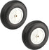 Heyiarbeit 4" RC Model Airplane Foam Wheel Super Light Tire and Wheel Sets for RC Airplane PU Sponge Tire with Plastic Hub 2 Pcs...