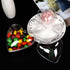 Jangostor 20 Packs Clear Heart Ornaments Balls Valentine‘s Day Ornaments Ball to Fill, DIY Plastic Fillable Valentine Decorations Tree Balls Baubl...
