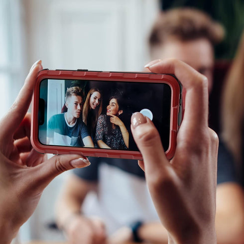 Metal Case for iPhone 13 Pro, Waterproof Shockproof Rugged Cases Heavy Duty Cover with Built-in Screen Protector, Durable Aluminum Frame...