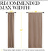 NICETOWN Kitchen Window Blackout Curtains - Window Treatment Thermal Insulated Rod Pocket Small Blackout Draperies/Drapes for Bedroom/Kitchen (Cap...