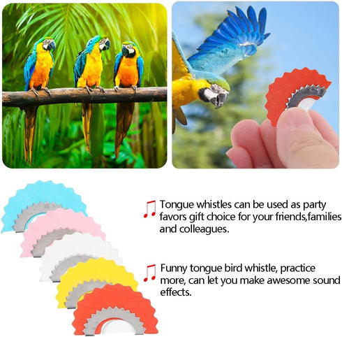 Bird Whistles 5 Pcs Swiss Warblers Magic Fun Bird Callers 5 Colors Original Tweeting Noisemakers for Gift Party Supplies (5 Pcs)...