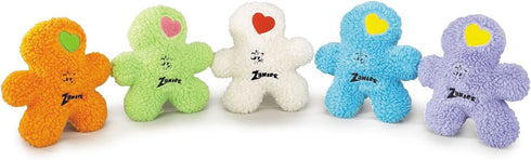 Zanies Embroidered Berber Boy Dog Toys, White...