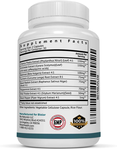 VitaGall™ The Best Gallbladder Health Supplement - Natural Gallbladder Cleanse with Chanca Piedra and Artichoke Extract - Gallbladder Formula for ...