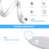 Baby Monitor Mount for HelloBaby HB50 Video Baby Monitor, Flexible Mount Baby Camera Monitor Holder Without Tools for Crib or Shelf, Long Goosenec...