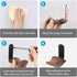 Walnut Wood Headphone Wall Mount Holder, with VHB Adhesive Tape and Screw, Holds 10 lbs (Black & Walnut Wood)...