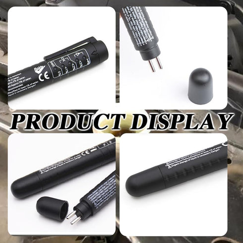 Brake Fluid Liquid Tester Pen, Auto Tester Tool, Car Diagnostic Testing Tool with 5 LED Indicators, DOT 3 DOT 4 DOT 5.1 Brake Fluid Tester Pen for...