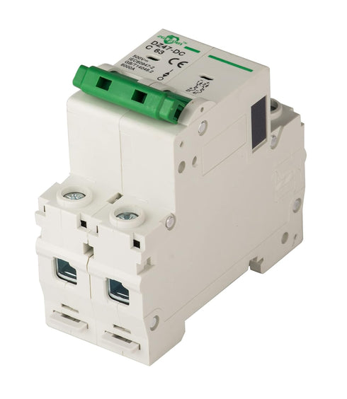DC Miniature Circuit Breaker - Mini Home Circuit Breaker 12V-250V DZ47-63 Din Rail Mount 2 pole 32A...