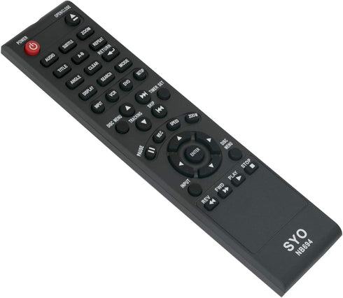 NB694UH NB694 Replace Remote Control fit for Sanyo FUNAI DVD VCR Combo Player FWDV225F DV220FX5...