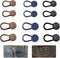12 Pcs Button Extenders for Jeans, Waist Extender for Jeans, Button Extender, Pants Button Extenders for Men, Button Extender for Pants, Jeans But...