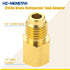 R134A R22 Brass Refrigerant Tank Adapter, R410a Vacuum Pump Adapter Fitting with 5/16" Sae Female x 1/4" Sae Male R12 R134A Tank Adapter Fits for ...