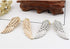 MINGHUA Elegant Angel Wings Feather Suit Pin Collar Pin Brooch for Unisex...