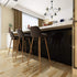 LACHEERY Glossy Black Contact Paper for Cabinets Shiny Peel and Stick Wallpaper Black Kitchen Cabinet Contact Paper Peel and Stick Black Removable...