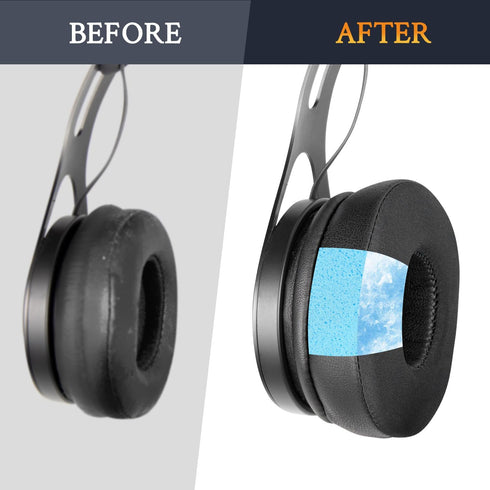 SOULWIT Professional Cooling Gel Ear Pads Cushions Replacement for Beats EP Wired On-Ear Headphones, Ear Pads with Durable Ice Silk Fabric, Comfor...