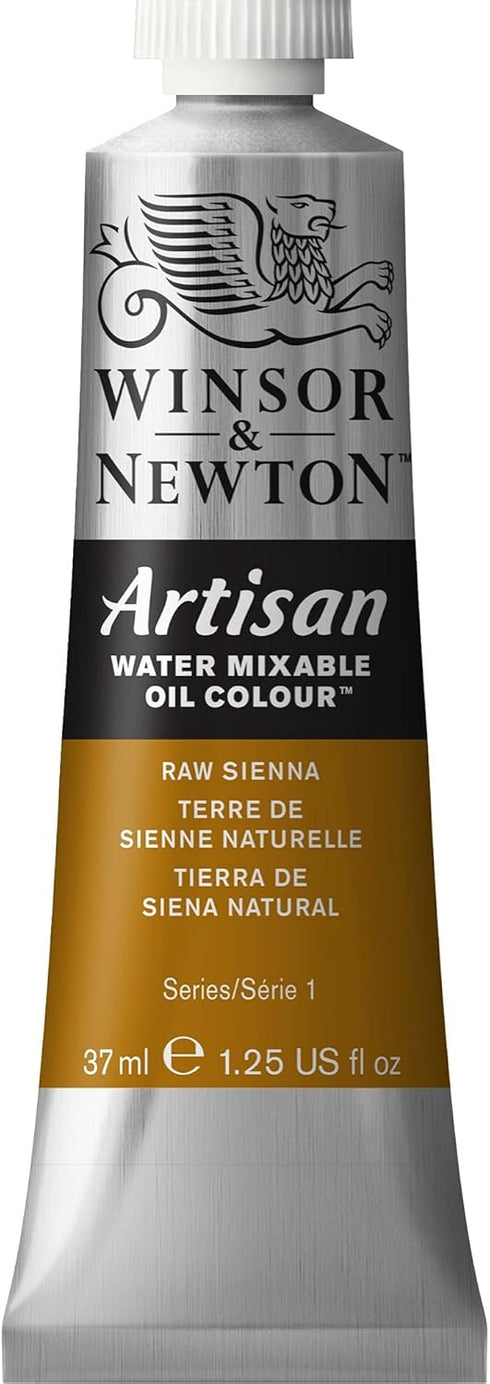 Winsor & Newton Artisan Water Mixable Oil Colour, 1.25-oz (37ml), Raw Sienna...