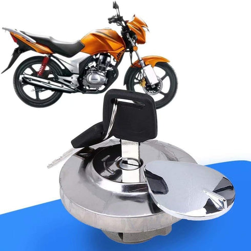 Fuel Gas Tank Cap Lock Cover with Keys compatible with Honda VTX Shadow Aero ACE Rebel Magna VLX VT600 Spirit 600 750 1100 1300 Yamaha Vstar 650 1...